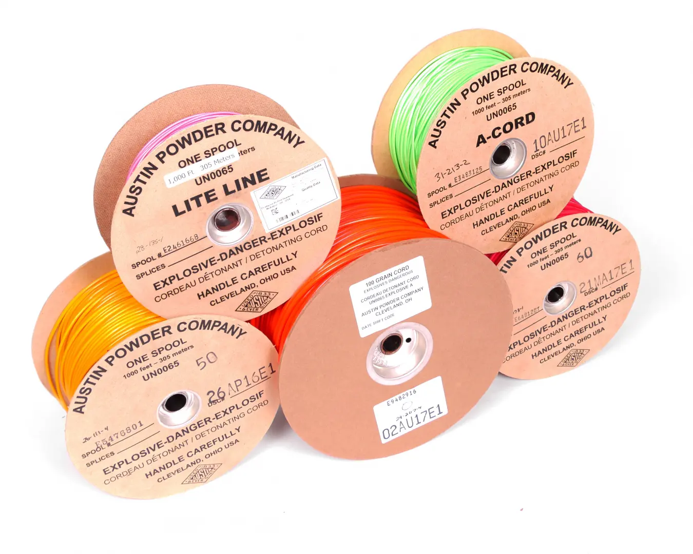 Detonating cords